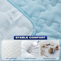 Cooling Dog Mat Large, Breathable 3D Mesh No-Gel Pad - Blue / 36" * 23" - image 3