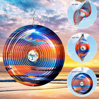 FONMY Wind Spinner Mandala Starry Sky 12 inch 3D Stainless Steel - 12inch / Mgb06 - image 3