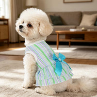 Dog Dress, Cute Pet Princess Dresses with Bright Color Design - Pink Purple / Large - image 2