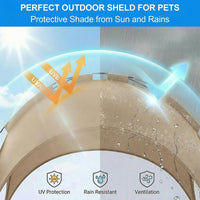 Elevated Dog Bed Raised Cooling Dog Cot for Large Dogs - Beige / 51.0"L x 36"W x 39"H - image 3