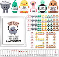 Gejoy 48 mini rubber positive figures with cards, potato, pickle, duck and flamingo - view 7