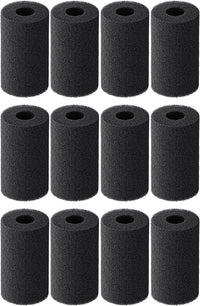 Pawfly 12 Pack Pre-Filter Sponge - 0.8″ | 2″D × 3.4″L