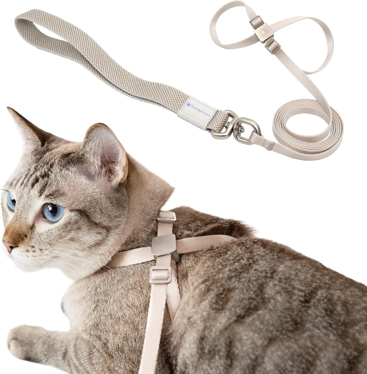 Cat Harness and Leash 2-in-1 - Linen