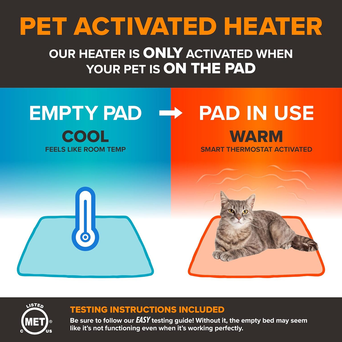 K&H Heating Pad, Extreme Weather Kitty Pad, Indoor Outdoor - image 4