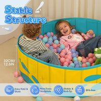 Peradix 48 inch foldable kiddie pool with blue sun canopy - view 6