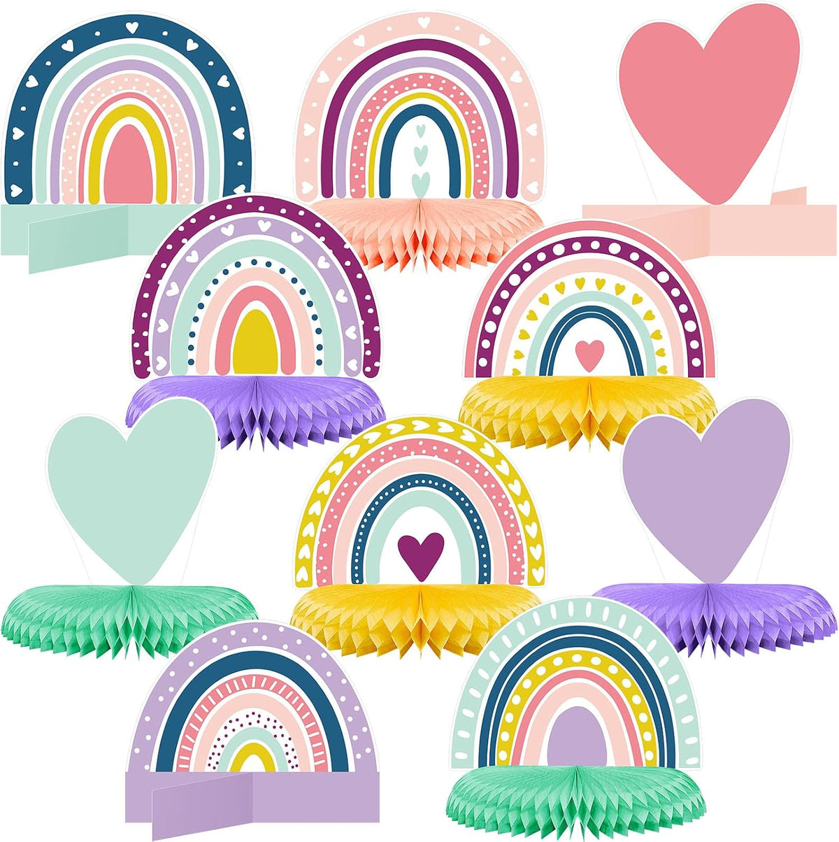10 Pcs Candy Party Decorations Candyland Table Decor Welcome - Boho