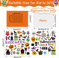 30 Packs Halloween Arts and Crafts for Kids Picture Frame Craft Kits - Halloween - image 3