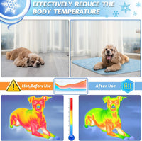 Dog Crate Pad, Washable Cozy Dog Bed Mat for Medium Dogs 36"x23" - 40.0"L x 28.0"W x 1.0"Th / Light blue - image 3