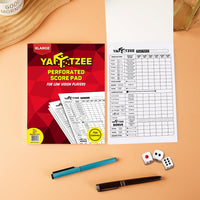 Perforated Yahtzee Score Pads: 120 Easy Tear Off Score Sheets - 8.5x11" - 120 Pages (1-Pack) - image 4