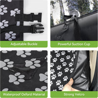 HelloTree SUV Trunk Cargo Liner for Dogs – Essentials for Dogs - Paw Print / 73" x 41" x 13" - image 4