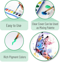 Mr. Pen, Washable Watercolors, 8 Colors with Paint Brush - 24 Pack - image 4