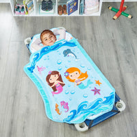 EVERYDAY KIDS Born to Dance Ballerina toddler nap mat with removable pillow and attached blanket - view 5