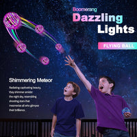 Ivtivfu Flying Orb Ball with Dazzling Lights - Pink - image 3