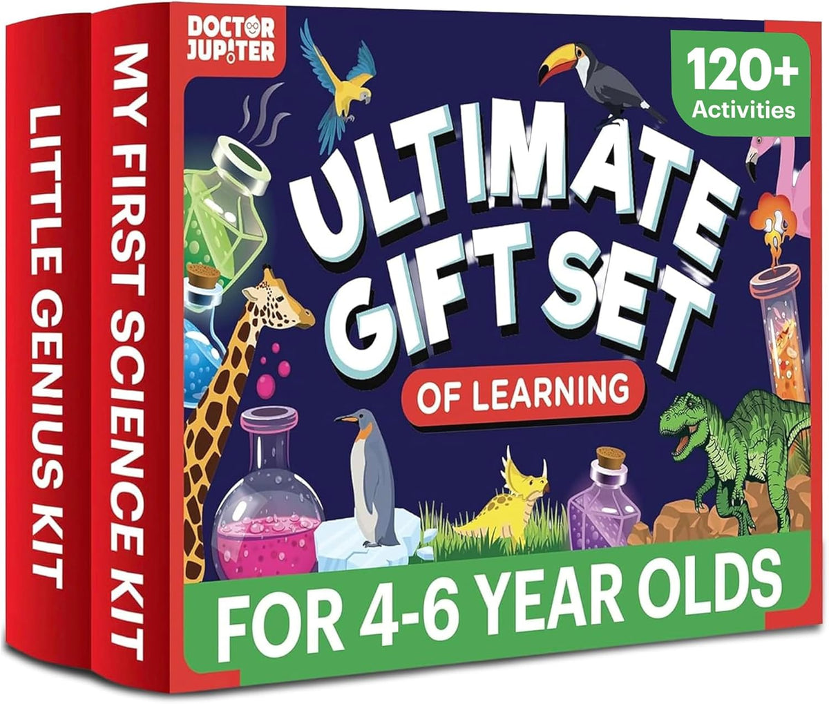 Doctor Jupiter My First Science Experiments Kit for Kids Ages 4+ – Fun for Kids & Family - Ultimate Gift Set of Learning: 4+