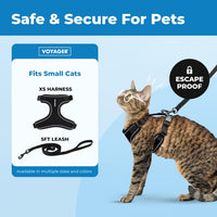Voyager Escape-Proof Step-in Harness & Leash, Orange - Black (327) / XS (Chest: 13 - 16") - image 2