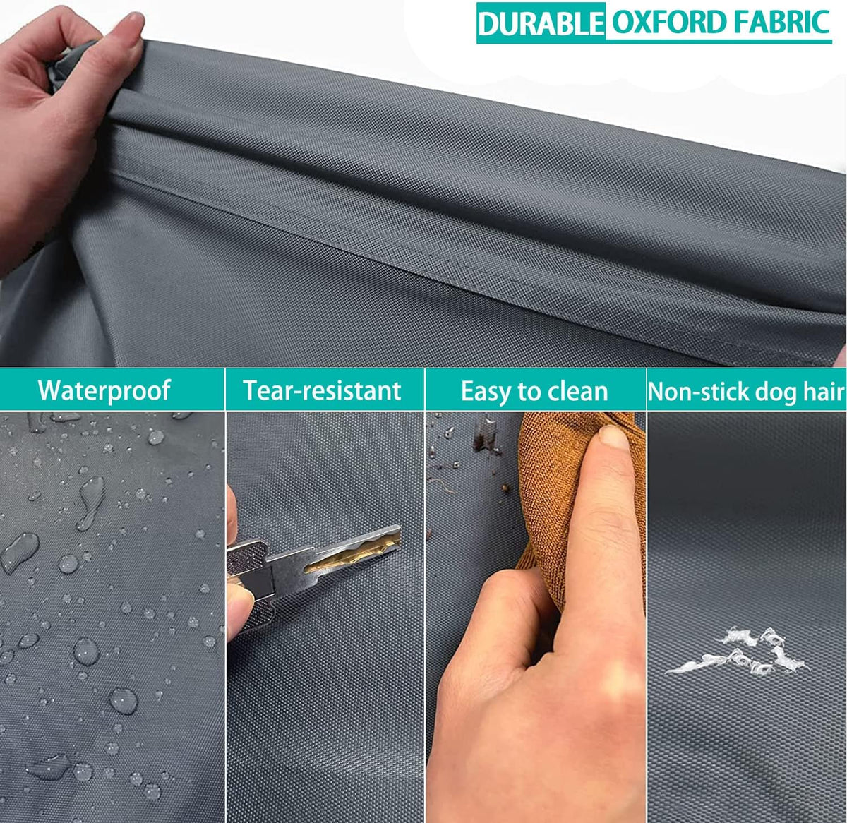 Dog Bed Cover 41L x 27W x 4H Inch - 35" L x 22" W x 4" H - image 3