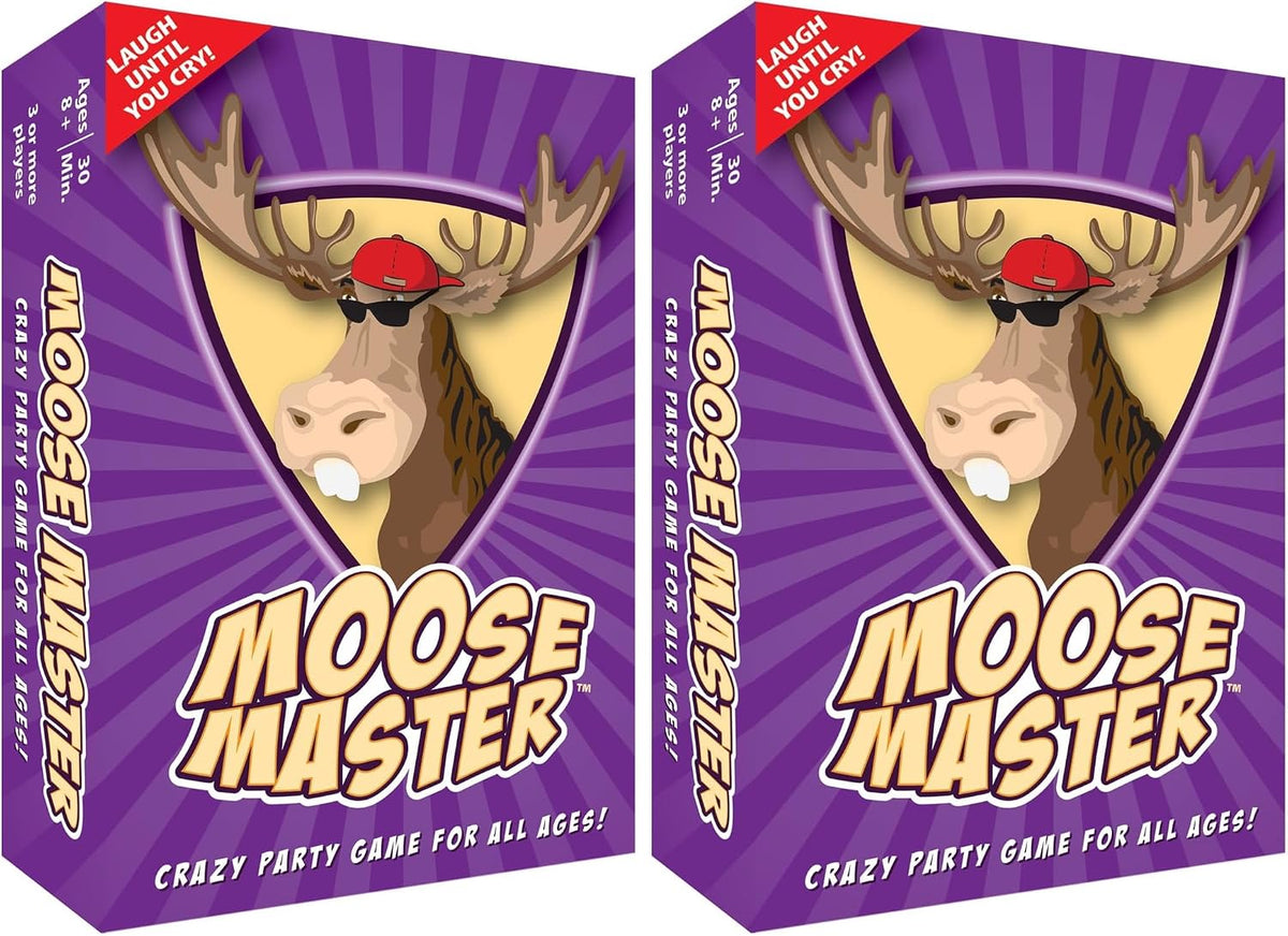 Moose Master, Laugh Until You Cry Fun - 15 cm x 10 cm x 5 cm (Pack of 2)