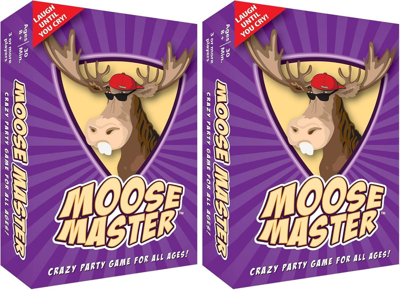 Moose Master, Laugh Until You Cry Fun - 15 cm x 10 cm x 5 cm (Pack of 2)