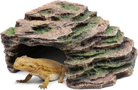 Gecko Hide Shale Scape Step Ledge - Large-11.8 * 9.8 * 5.3