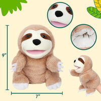 Easfan 12.5 inch plush puppy hand puppet with movable mouth and soft fur - view 26