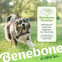Benebone Wishbone Durable Dog Chew Toy for Aggressive Chewers, Real Bacon, Made in USA, Tiny