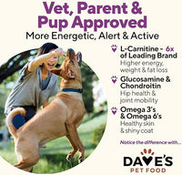 Dave's Pet Food Weight Management Dog Food (Turkey & Vegetables), Made in USA, Weight Loss, Soft, Canned Wet, 13.2oz (12 Pack)