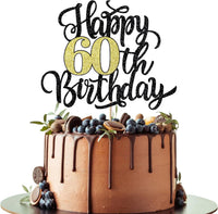 Happy 75th Birthday Cake Topper, 75th Birthday Cake Decorations – Fun for Kids & Family - 60