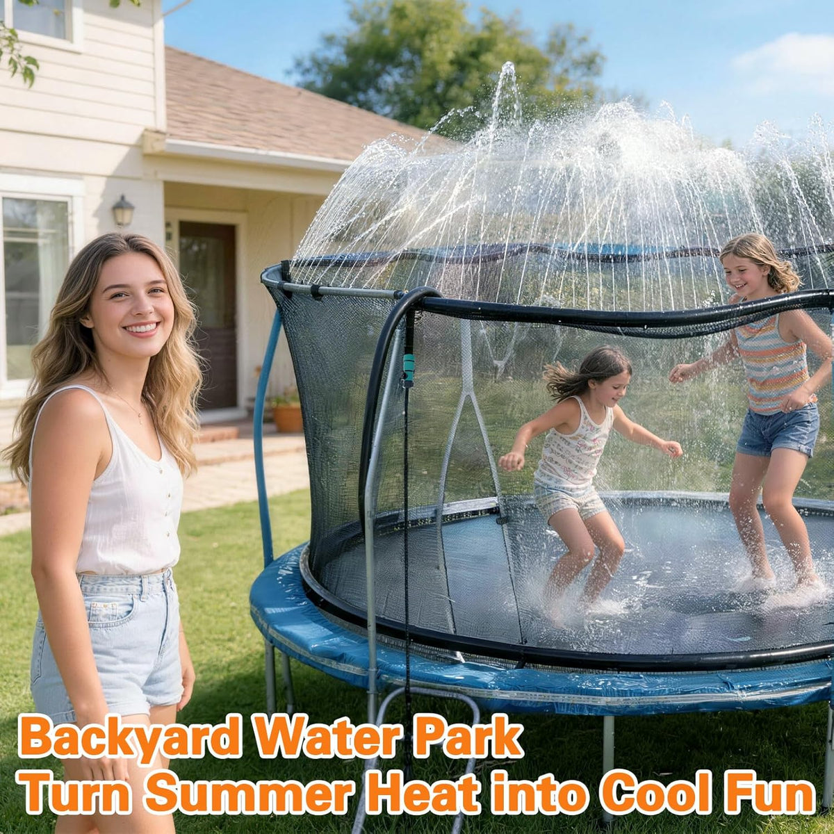 Bobor Trampoline Sprinkler for Kids - image 2