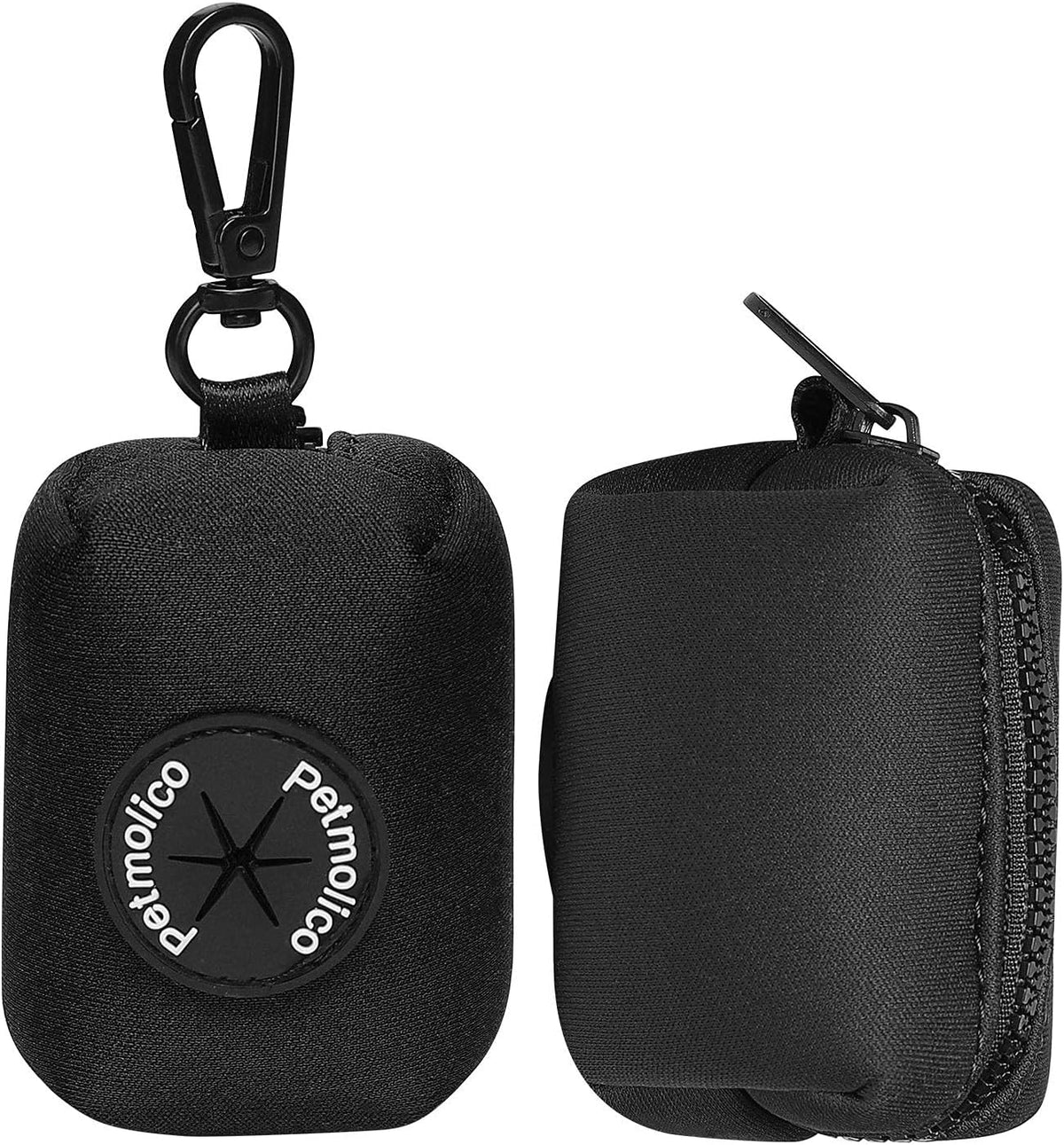 Petmolico Dog Poop Bag Holder Dispenser 2 Pack, Pink Rose – Essentials for Dogs - Black - image 4
