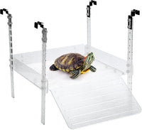 Hanging Floating Turtle Basking Platform Dock for 40 Breeder 75Gal - Extra Large