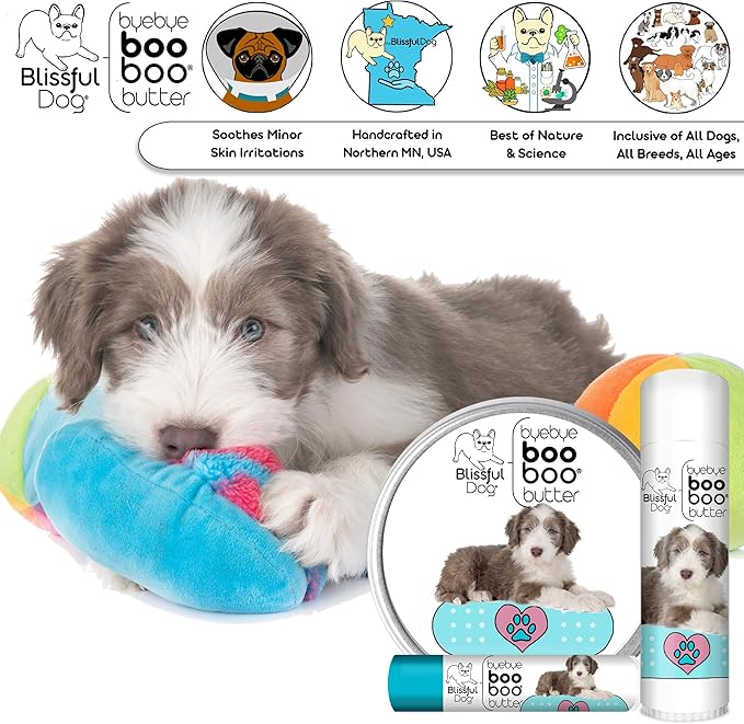 The Blissful Dog Bearded Collie Boo Boo Butter, 16 Ounce