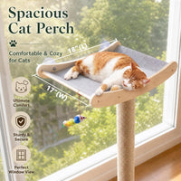 Cat Scratching Post with Large Window Perch - Large - image 4
