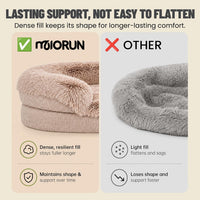 Miorun Fluffy Orthopedic Dog Beds Large Sized Dog - Beige / M(36", UP to 50lbs) - image 2