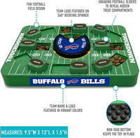 Pets First NFL Buffalo Bills Large Puzzle Toy, Dog Puzzle Treat Toy, New Large Size, Interactive Dog Treat Toy, Dog Slow Feeding Toy