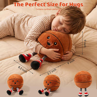 KUCCO-PILLOW 11 inch soccer ball plush pillow with two little legs - view 16