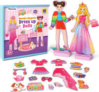 Mocoosy Magnetic Dress Up Dolls for Girls - Fashions Girls