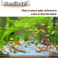 Aquarium Driftwood 3PCS Natural Trunk Driftwood Assorted Branches - Spiderwood (6-8in 3PCS) - image 3