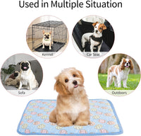 NACOCO Summer Pet Cooling Mat - L: 27.5'' x 38.5'' / Blue Egg - image 2