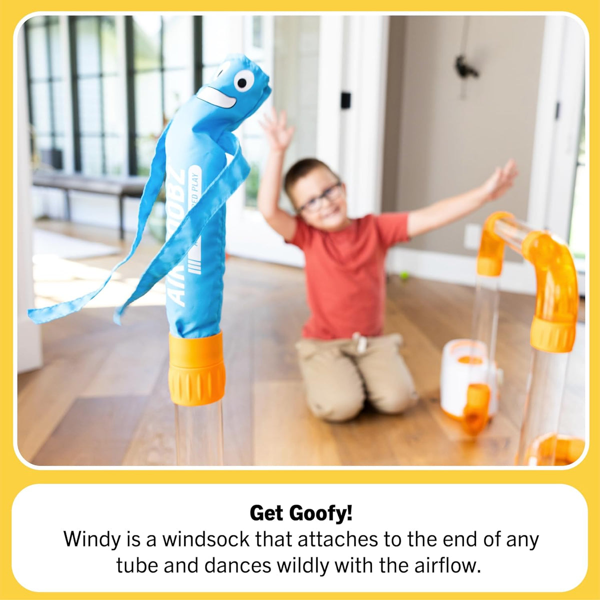 Air Toobz Whirlwind accessory pack with windsock, spinning wheel and foam balls - view 3
