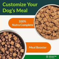 ULTIMATE PET NUTRITION Nutra Complete Freeze Dried Raw Dog Food, Veterinarian Formulated with Antioxidants, Prebiotics & Amino Acids (5 Ounce, Chicken)