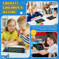 Zonon 4 Pcs LCD Writing Tablet for Kid, Red, Green, Pink - Red, Light Blue - image 3