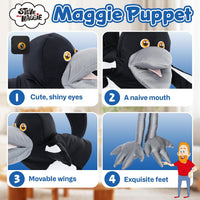 Steve and Maggie Plush Toy, Maggie Hand Puppet for Kids 1+ - Small - image 2