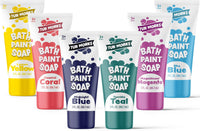 Tub Works Bath Paint Soap Bath Toy, Classic 6 Pack, Non-Toxic - Fun