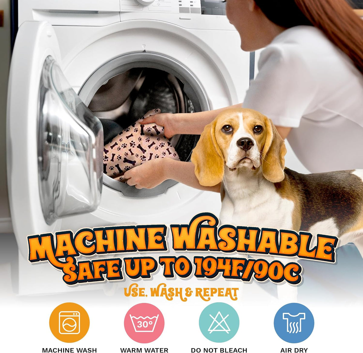 Super Absorbent Washable Pee Pads for Dogs Large 35 x 31 Puppy Pads - image 4