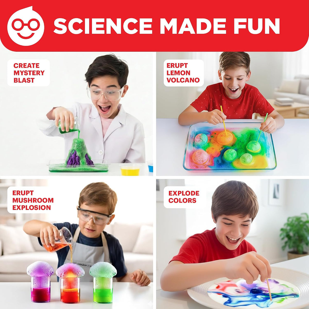 Doctor Jupiter My First Science Experiments Kit for Kids Ages 4+ – Fun for Kids & Family - Explosive Kit: 8+ - image 4