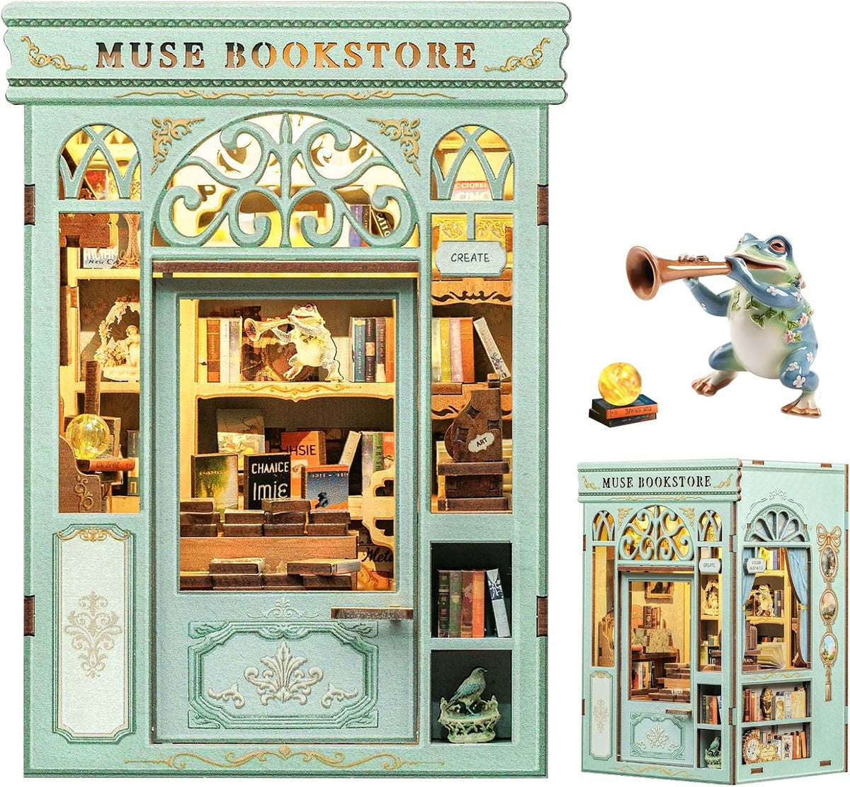 Fsolis Book Nook Kit Booknook Bookshop - Muse Bookstore