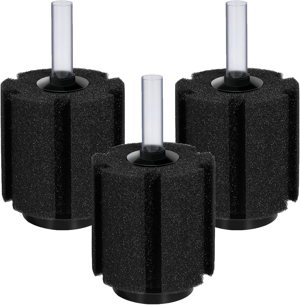 AQUANEAT 3 Pack Aquarium Bio Sponge Filter Breeding Fry Betta Shrimp - Large up to 60Gal