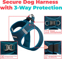 Voyager Step-in Air Dog Vest Harness - Blue / XL (Chest: 20.5 - 23") - image 2