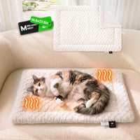 Mora Pets Self Warming Cat Bed Self Heating Cat Pad Pet Mat Indoor - Beige / Medium