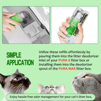 Cat Litter Deodorizer for PET-KIT PuraX PuraMax Self-Cleaning Litter - Lemon - image 3